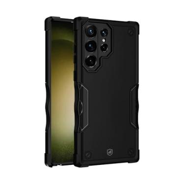 Imagem de Gshield Capa Case Capinha Armorgear com Lateral Antiderrapante e Proteção Anti-impacto para Samsung (Preta, Galaxy S23 Ultra)