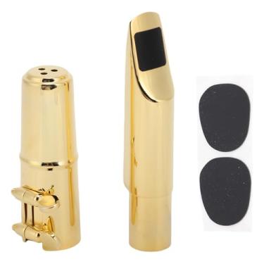 Imagem de SPYMINNPOO Bocal de Saxofone Tenor, Bocal de Bocal de Bronze Blat Sax Sáxão Acessórios de Sopro de Madeira para Iniciantes Profissionais