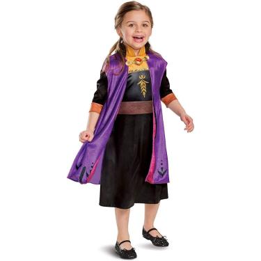 Imagem de Disney Frozen 2 Anna Classic tamanho XS 3T/4T Meninas Licenciadas