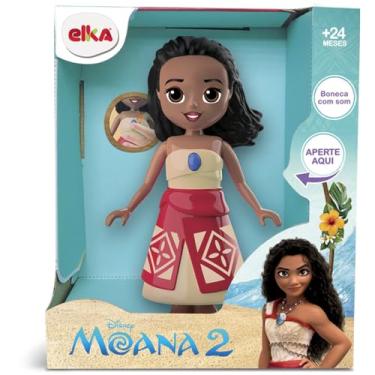Imagem de Boneca Moana, Elka, com Mecanismo, 20 cm
