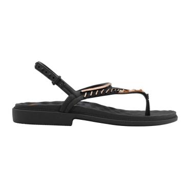 Imagem de Sandália Rasteira Feminina Grendha 19251 Envolver Preto