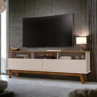 Imagem de Rack com Gavetas Elegant Cinamomo e Off White Bechara