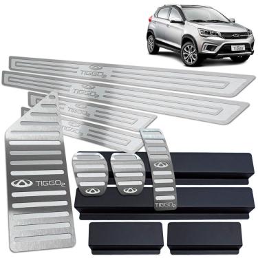 Imagem de Descanso Pedaleira Manual Soleira Tiggo 2 2019 20 Prata