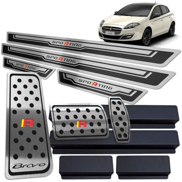 Imagem de Descanso Pedaleira Auto Soleira Bravo Sporting 2012 16 Preto