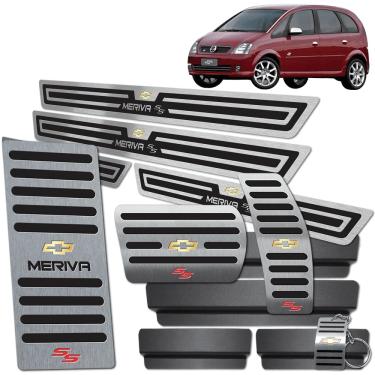 Imagem de Descanso Pedaleira Auto Soleira Meriva SS 2005 A 2010 Preto