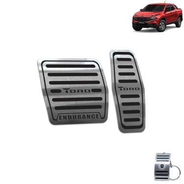 Imagem de Pedaleira Automático Fiat Toro Endurance 2016 A 2021 Preto