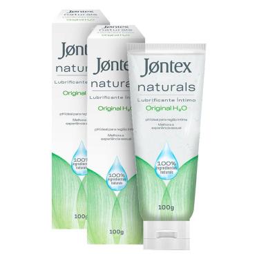 Imagem de Kit 2 Gel Íntimo Jontex Naturals H2O 100% Natural 100g