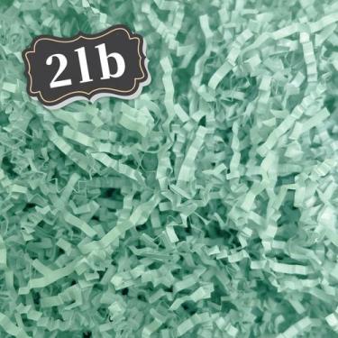 Imagem de Enchedor de trituração de papel ZEBMOON 0,9 kg Blue Crinkle Cut