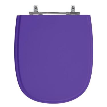 Imagem de Assento Laqueado Sabatini Azul Valência Vaso Icasa Em Mdf