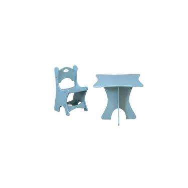 Imagem de Mesa Infantil Cadeira Escolar Para Criança Desenhar Estudar - Mesa Inf