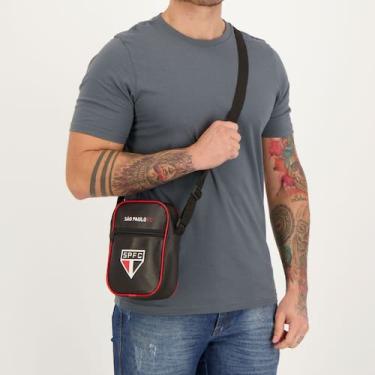 Imagem de Bolsa Shoulder São Paulo FC Preta - Sude, Único