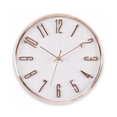 Imagem de hezhuhe2258 Relógio de parede, sala de estar, relógio de parede luxuoso, moderno, moderno, criativo, relógio de quartzo para decoração de casa (branco)