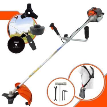 Imagem de Roçadeira Multifuncional Vulcan VR330P À Gasolina 33cc Motor 2T 1,2HP 