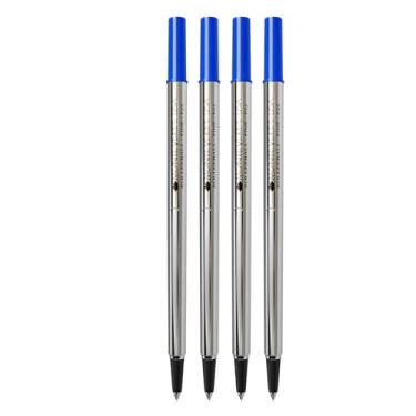 Imagem de Monteverde Refil Rollerball para caber canetas esferográficas Parker, azul fino, pacote com 4 p223BU)