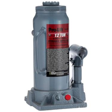 Imagem de Macaco Hidráulico B Garrafa até 12 Toneladas, cinza, PRO LIFT B 012D, Cinza escuro