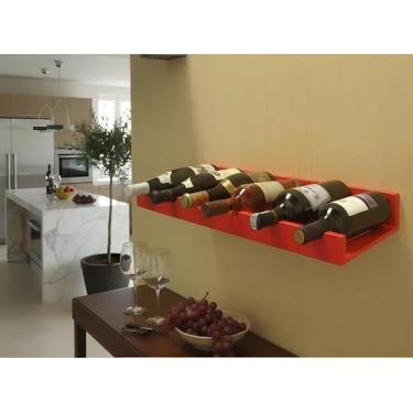 Imagem de Prateleira Adega New Suporte Decorativo para Vinhos e Garrafas - Verme