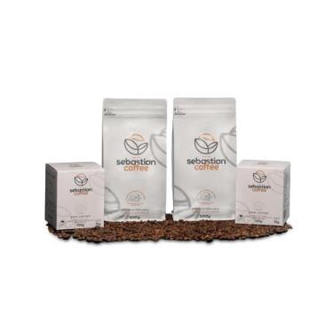 Imagem de KIT 2 unidades de GRÃOS + 2 Drip Coffee - Sebastian Specialty Coffee