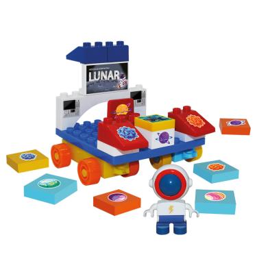 Imagem de Blocos de Montar Brincando de Astronauta 0544 - Monte Líbano