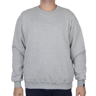 Imagem de Blusa Masculina Freesurf Moletom Cool Cinza Mescla - 111001202-Masculino