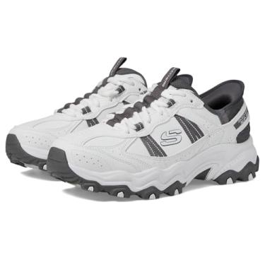 Imagem de Skechers Tênis masculino Stamina at Hands Free Slip-in, Branco/Cinza, 46