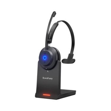 Imagem de Fone De Ouvido Sem Fio Bluetooth 5.3 RownFusny R03 Para Call Center Co