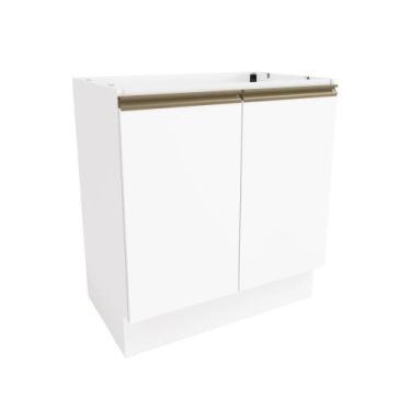Imagem de Balcão Celeste Kappesberg 100% Mdf 2 Portas Branco 80cm