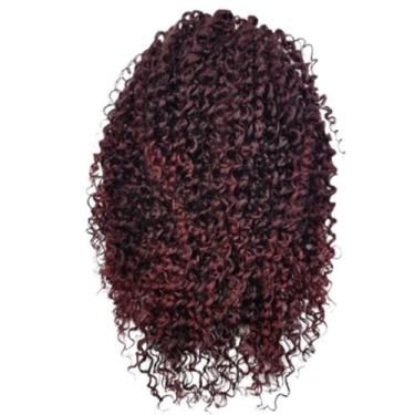 Imagem de Aplique Rabo De Cavalo Cacheado Curto 45cm Fibra Orgânica - mhair, t1b