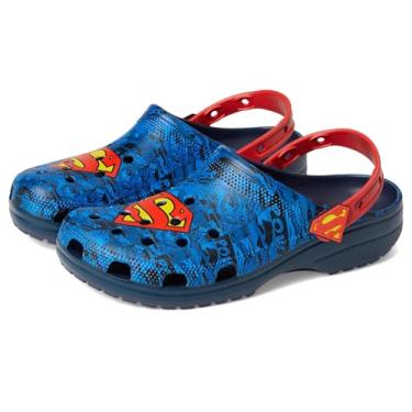 Imagem de Crocs Tamanco unissex clássico Superman Multi masculino 13, feminino 15 médio