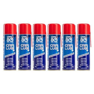 Imagem de Kit 6 Desengripante Carlub Óleo Anticorrosivo Antiferrugem Car80