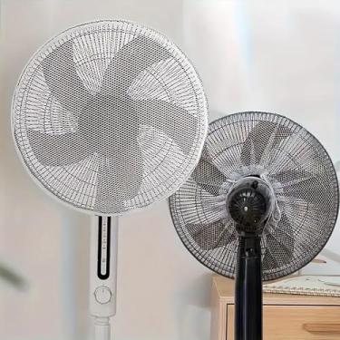Imagem de Capa de segurança para ventilador elétrico, protetor de tela protetora para crianças, capa de rede de ventilador à prova de poeira, protetor de ventilador de segurança