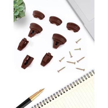 Imagem de Corrediças de gaveta para Kenlin Rite-Trak II 168 guias de pista, kit de guia de gaveta com 5 conjuntos, guias de gaveta de cômoda, peças de reparo de gaveta para gavetas de cômoda e criado-mudo