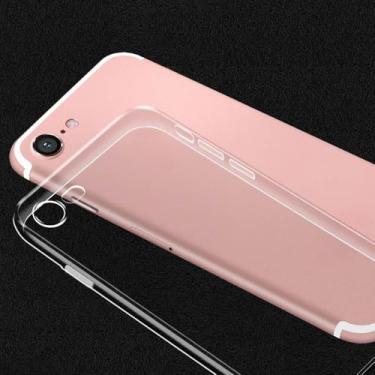Imagem de Capa protetora transparente ultrafina para Apple iPhone 7 7Plus capa traseira de TPU macio, transparente para iPhone7