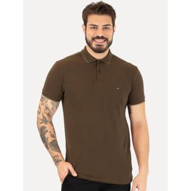 Imagem de Polo Aramis Masculina Piquet Inner Frieze Marrom-Masculino