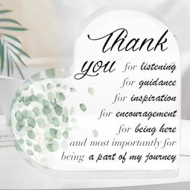 Imagem de Presentes de agradecimento para mulheres, presentes de agradecimento de placa de agradecimento para mulheres, presentes de agradecimento ao conselheiro presentes de agradecimento para colegas de