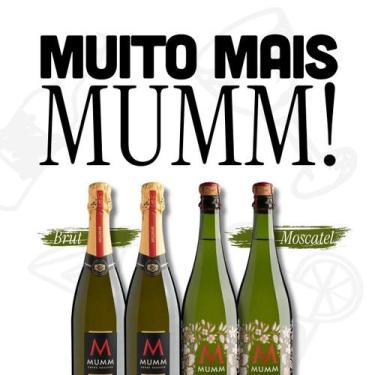 Imagem de Kit espumantes mumm brut e moscatel com 4 garrafas