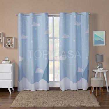 Imagem de Cortina Infantil Estampada Blackout 2,80X 2,20 para Quarto, Criança, B