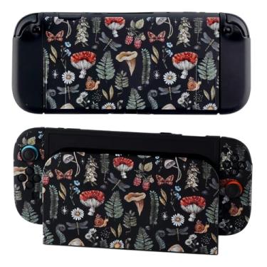Imagem de Protective Case for Switch 2, Cover Skin Dock Case for Nintendo Switch 2 2025 Console Joycon Controller, Cottage Cozy Musroom TPU Slim Dockable Shell Kawaii Gaming Protector Accessories