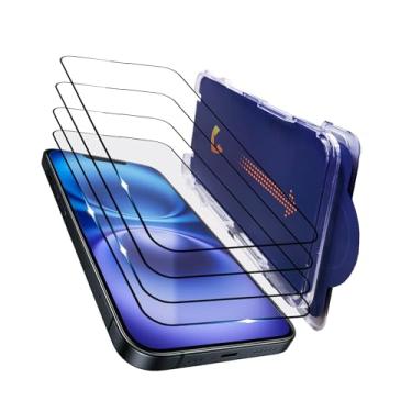 Imagem de AMET Película Blindada com *Proteção quebra de tela 6 meses, iPhone 16 Pro, 17 e 17 Pro– Anti-impacto, Alta Definição de imagem, Instalação fácil com Aplicador incluso