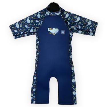 Imagem de Splash About Roupa de mergulho infantil UV sol e mar, Shark Reef, 1-2 anos