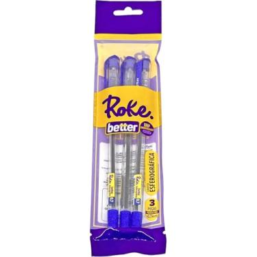 Imagem de Caneta Esferográfica, Paper Mate, Roke Better, Azul, 0,7 mm, Cartela com 3