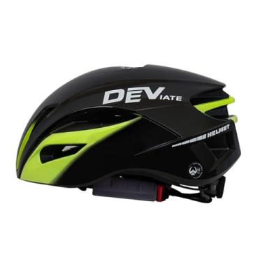 Imagem de Vaveren Capacete de bicicleta, equipamentos para capacete de bicicleta, forros removíveis, acolchoamento interno, acessórios para ciclismo, equipamentos para, Amarelo