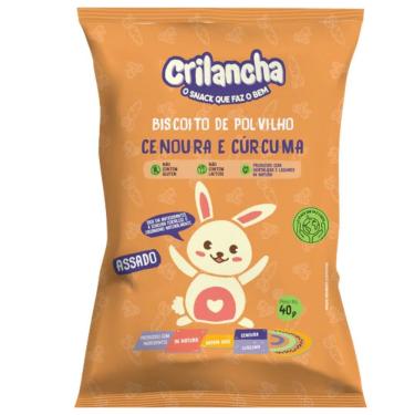 Imagem de Biscoito de Polvilho Crilancha Cenoura e Cúrcuma 40g