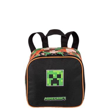 Imagem de Lancheira Escolar Sestini Minecraft X Outdoors Preto