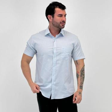 Imagem de Camisa Baumgarten Comfort Manga Curta Masculina-Masculino