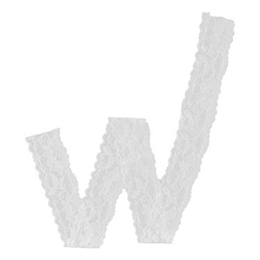 Imagem de Guarnição de renda padrão floral fita de nylon decorativa faça você mesmo material de artesanato 10 jardas 5cm de largura para decorações de casamento e acessórios de cabelo