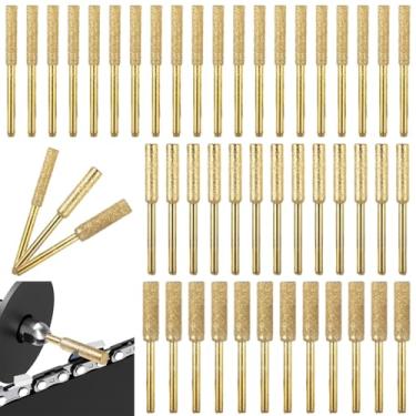 Imagem de Conjunto de afiador de motosserra esmeril de 72 peças, cabeças de moagem de alta dureza com haste de 1/8 para furadeira elétrica, perfeito para polimento de madeira, pedra e joias