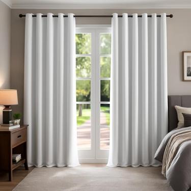 Imagem de Cortina Blackout 2,80m x 1,80m Corta luz 100% com Ilhós Sala Quarto Casa Blecaute (Cinza)