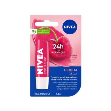 Imagem de Hidratante Labial Nivea Cereja Shine 4,8g