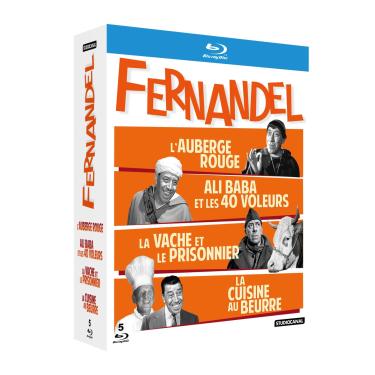 Imagem de L'Essentiel de Fernandel : L'auberge Rouge + Ali Baba et Les 40 Voleurs + La Vache et Le Prisonnier + La Cuisine au Beurre [Blu-Ray]