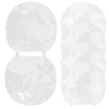 Imagem de Toddmomy Película de proteção de borracha para raquete de tênis de mesa, 5 peças adesivas de proteção de pong acessórios transparentes